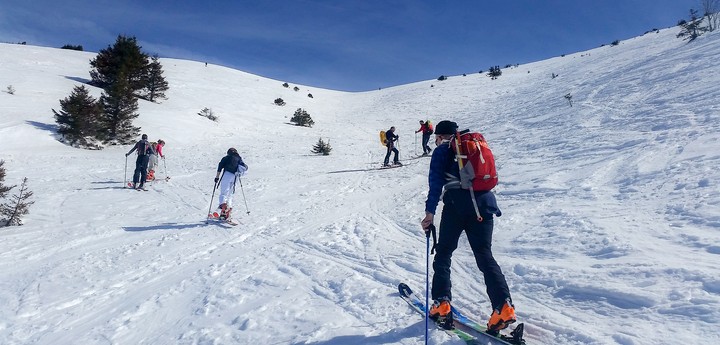Ski de randonnée - Alpe du Grand Serre © Mathis Morattel