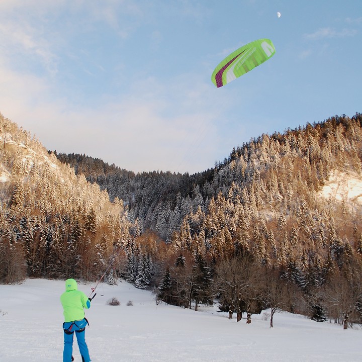 Autrans Méaudre en Vercors - Snowkite © Vercorspirit
