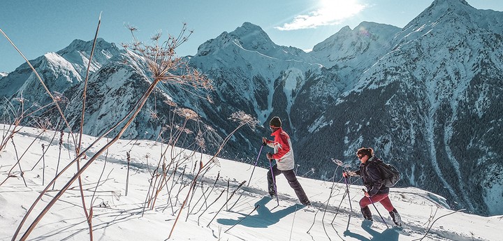 Balade en raquettes - Les 2 Alpes © Luka Leroy