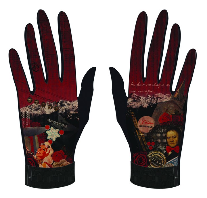 Red Grenoble gloves