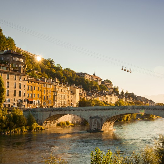 Dock of Isère’s river