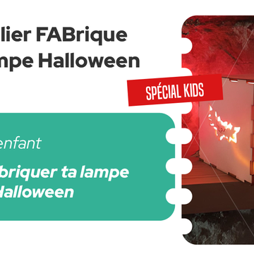 Atelier Fabrique Kids : Lampe Halloween Le 29 oct 2024