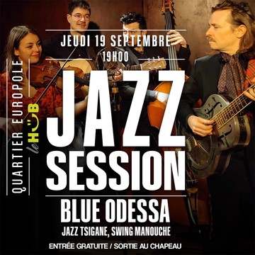 Jazz Session - Blue Odessa / Tsigane & Swing Manouche Le 19 sept 2024