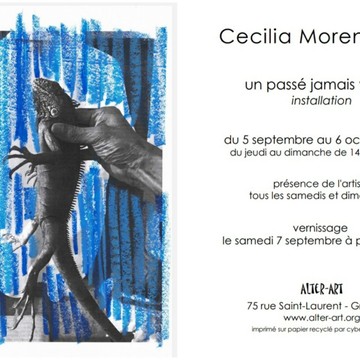 Installation de Cecilia Moreno-Ruiz "un passé jamais vécu" Du 5 sept au 6 oct 2024