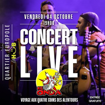 Concert - KE ONDA / Voyage aux quatre coins des alentours Le 4 oct 2024