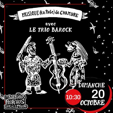 MUSIQUE (en robe) DE CHAMBRE avec le TRIO BAROCK Le 20 oct 2024