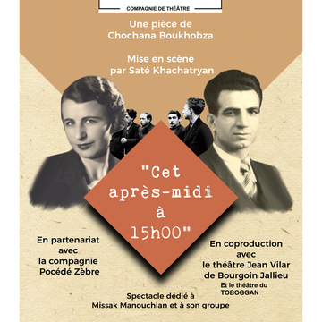 Spectacle "Cet après-midi à 15h00" dédié... Le 29 nov 2024