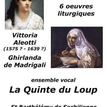 Concert ensemble vocal La Quinte Du Loup Le 17 nov 2024